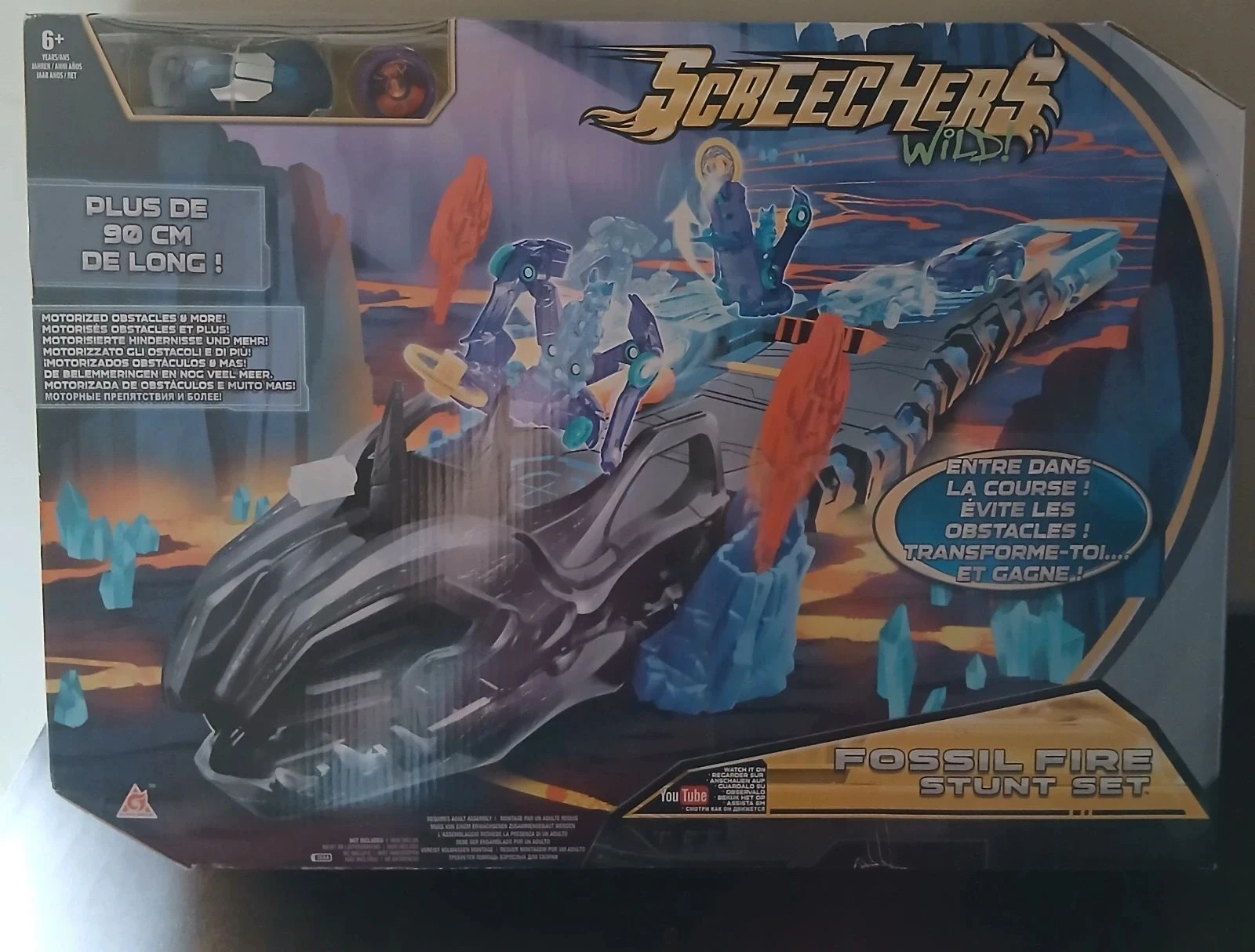 Circuit Screechers Wild Fossil Fire Stunt Set